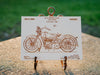 Harley Davidson Cycle Support - Patent on Wood