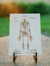 Anatomical Skeleton - Patent on Wood