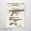 AR-15 Rifle - Patent on Wood