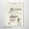 Fender Stratocaster Patent on Wood