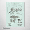 Fender Stratocaster Patent on Wood