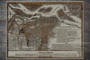 Siege of Savannah 1779 - Historic Map on Wood
