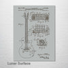 Les Paul Guitar - Patent on Wood