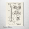 Les Paul Guitar - Patent on Wood