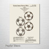 Soccer Ball - Patent on Wood