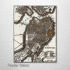 Boston, MA - Historic Map 1842