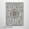 Go Confidently In The Direction Of Your Dreams "Henry David Thoreau" - Quote - Patent Size